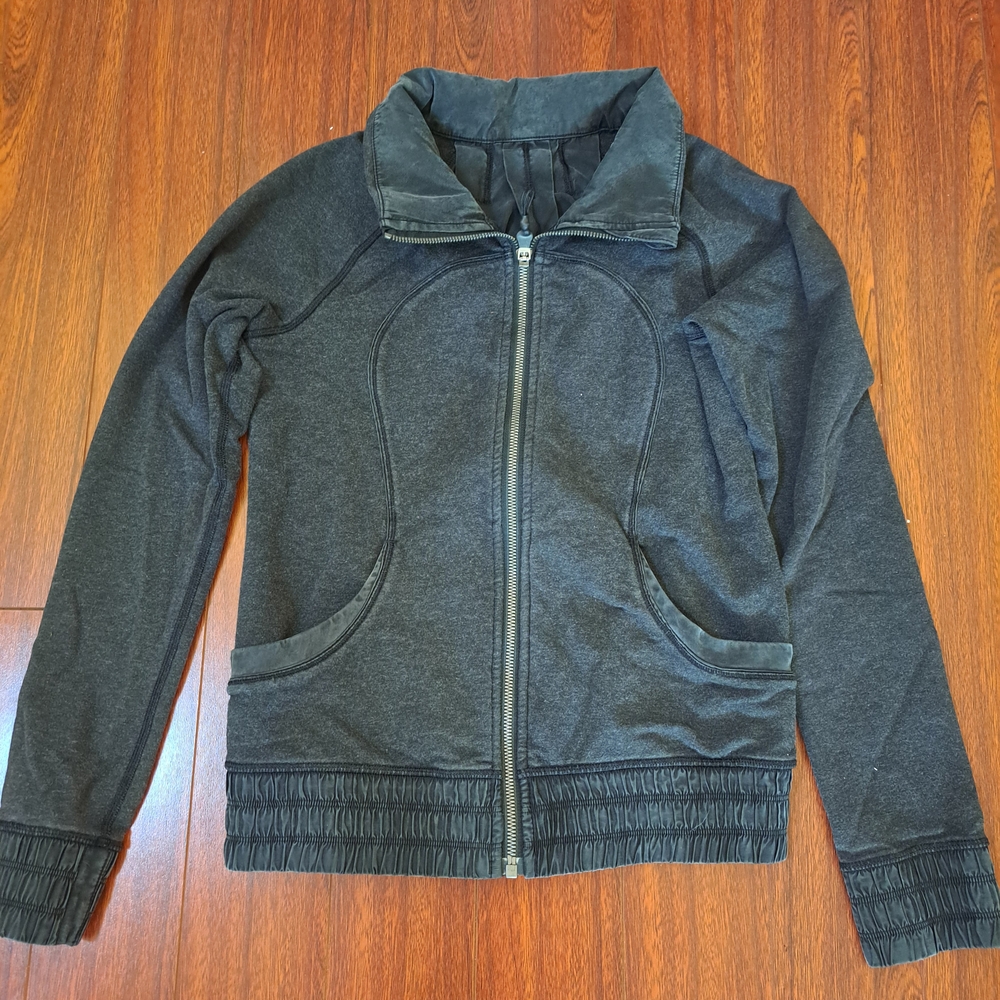 Lululemon Athletica Dark Grey Zip-Up Jacket